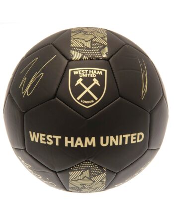 West Ham United FC Football Signature Gold PH-TM-00579