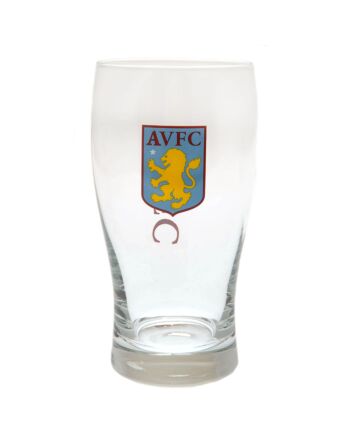 Aston Villa FC Tulip Pint Glass-TM-00581