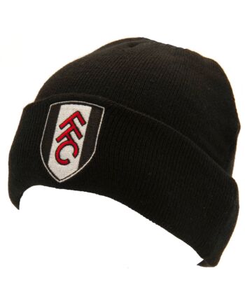 Fulham FC Black Cuff Beanie-TM-00899