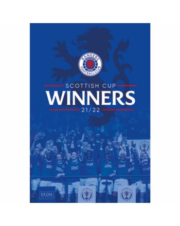 Rangers FC Poster Scottish Cup Winners 13-TM-00996