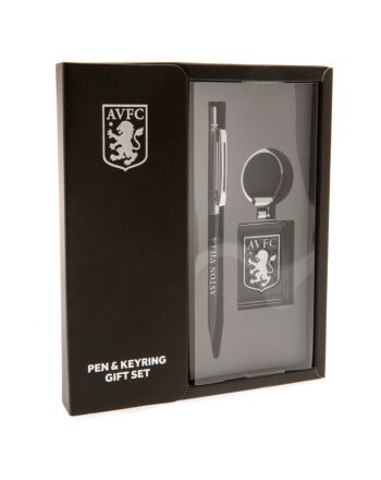 Aston Villa FC Pen & Keyring Set-TM-01055