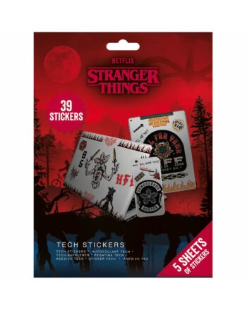 Stranger Things Tech Stickers Battle-TM-01381