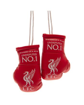 Liverpool FC Red Mini Boxing Gloves-TM-01547