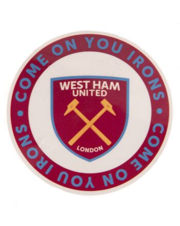 West Ham United FC COYI Car Sticker-TM-01587