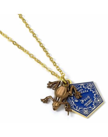 Harry Potter Gold Plated Necklace Chocolate Frog-TM-01835
