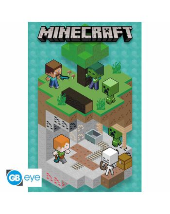 Minecraft Poster Into The Mine 170-TM-03188