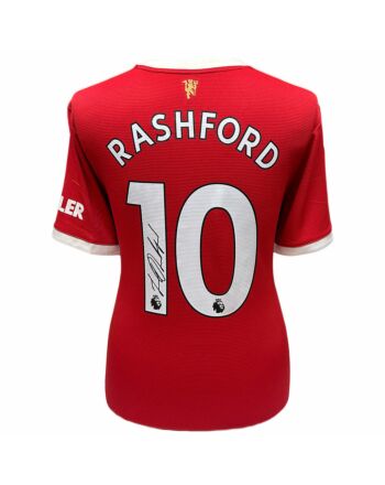Manchester United FC Rashford Signed Shirt-TM-03215