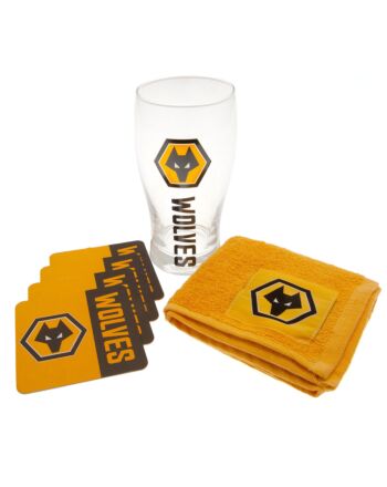 Wolverhampton Wanderers FC Mini Bar Set-TM-03563
