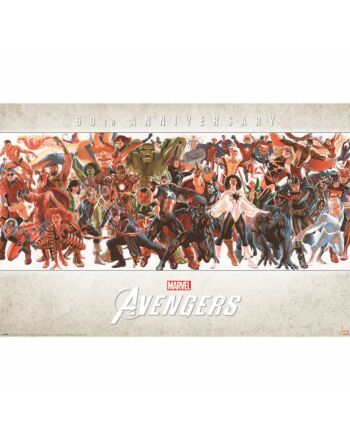 Avengers Poster 60th Anniversary 259-TM-03719