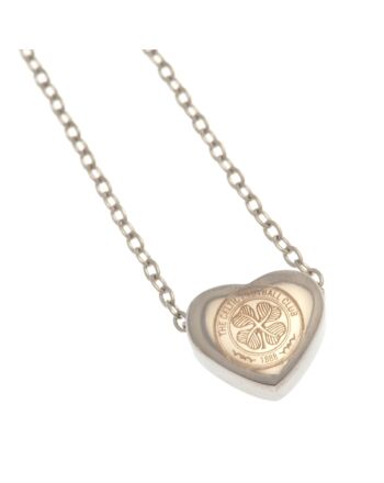 Celtic FC Stainless Steel Heart Necklace-TM-03842