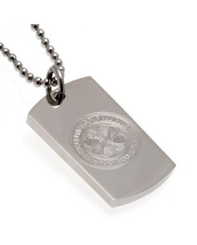 Celtic FC Engraved Dog Tag & Chain Maznun Football