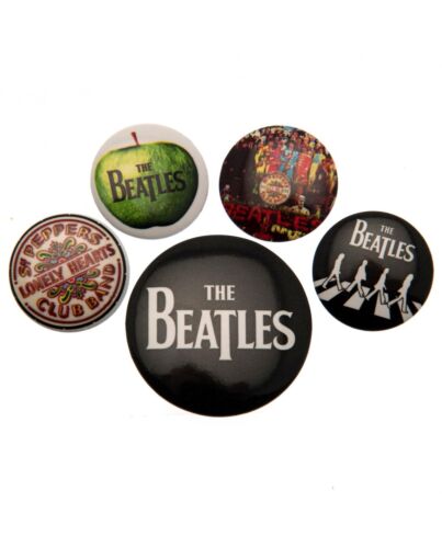 The Beatles Apple Corps Button Badge Set Maznun Football