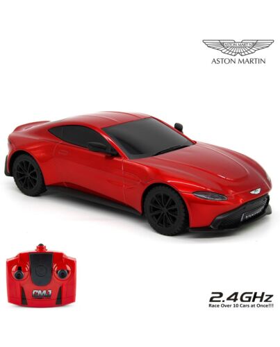 Aston Martin Vantage Radio Controlled Car 1:24 Scale Red Maznun Football
