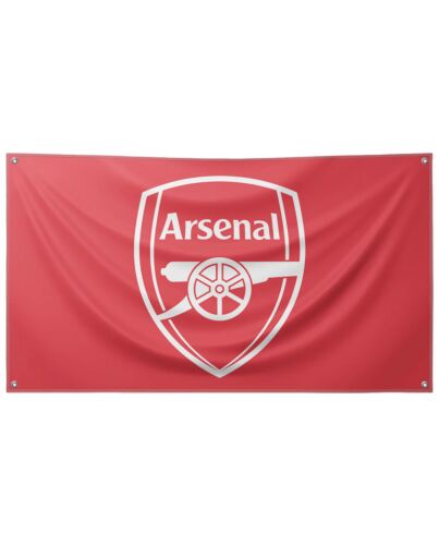 Arsenal FC Core Crest Flag Maznun Football