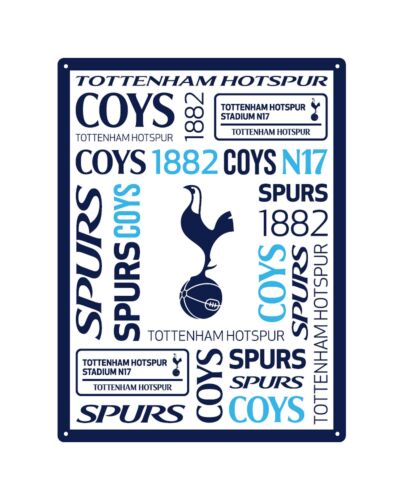 Tottenham Hotspur FC Large Montage Sign Maznun Football