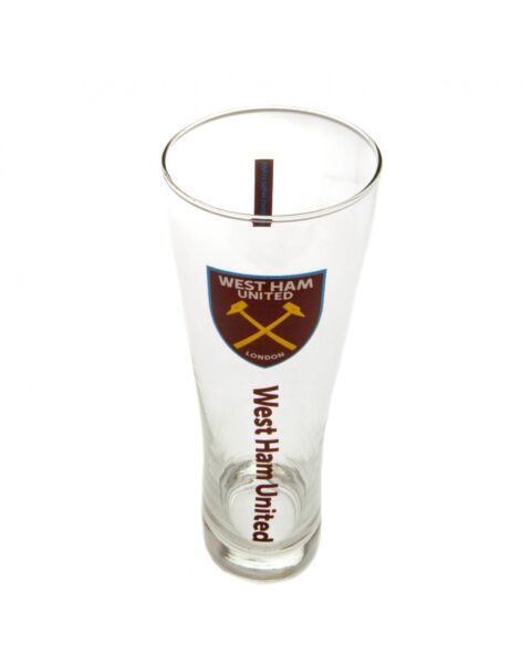 West Ham United FC Tall Beer Glass-105256 Maznun Football