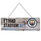 Manchester City FC Rustic Garden Sign-170253