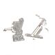 Liverpool FC Silver Plated Formed Liverbird Cufflinks-162526