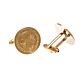 Celtic FC Gold Plated Cufflinks-102058