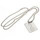 Tottenham Hotspur FC Silver Plated Dog Tag & Chain-23646