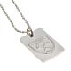 West Ham United FC Silver Plated Dog Tag & Chain-123093