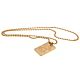 Celtic FC Gold Plated Dog Tag & Chain-67028