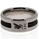 Liverpool FC Black Inlay Ring Small-17137