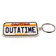 Back To The Future License Plate PVC Keyring-173403