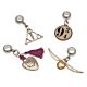 Harry Potter Silver Plated Slider Charm Set-168547