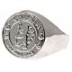 Chelsea FC Silver Plated Crest Ring Medium-6003