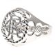 Rangers FC Silver Plated Crest Ring Large-5984