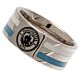 Manchester City FC Colour Stripe Ring Large-110919