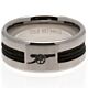 Arsenal FC Black Inlay Ring Large-23237
