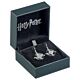 Harry Potter Sterling Silver Time Turner Crystal Hook Earrings-186458