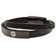 Chelsea FC Black IP Leather Bracelet-190983
