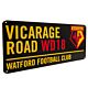 Watford FC Colour Street Sign-192364