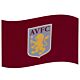 Aston Villa FC Core Crest Flag-192967