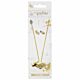 Harry Potter Gold Plated Honeydukes Necklace & Earrings-TM-00137