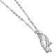 Harry Potter Silver Plated Hedwig Owl Necklace-TM-00361