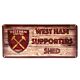 West Ham United FC Shed Sign-TM-00395