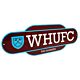 West Ham United FC Colour Retro Sign-TM-00401