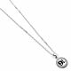 Harry Potter Sterling Silver 9 & 3 Quarters Crystal Necklace-TM-00479