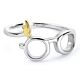 Harry Potter Stainless Steel Harry Glasses Ring Large-TM-00967