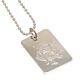 Rangers FC Silver Plated Dog Tag & Chain-TM-01362
