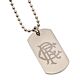Rangers FC Engraved Dog Tag & Chain-TM-01367