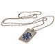 Rangers FC Enamel Crest Dog Tag & Chain-TM-01368