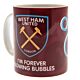 West Ham United FC Bubbles Mug-TM-01531
