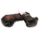 Liverpool FC Black Mini Boxing Gloves-TM-01548