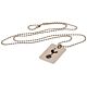 Tottenham Hotspur FC Enamel Crest Dog Tag & Chain-TM-01666