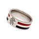 Rangers FC Colour Stripe Ring Medium-TM-01912